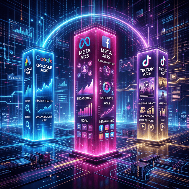 Comparison of Demand Gen, Meta Ads, and Performance Max